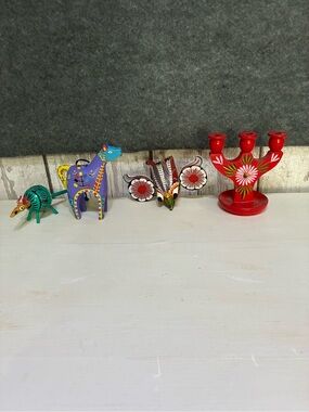 Hand-Painted - Folk Art Accent